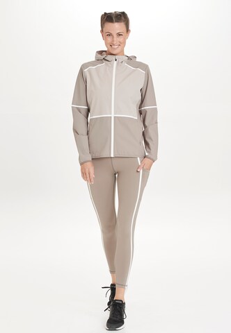 ENDURANCE Skinny Sports trousers 'Flothar' in Brown