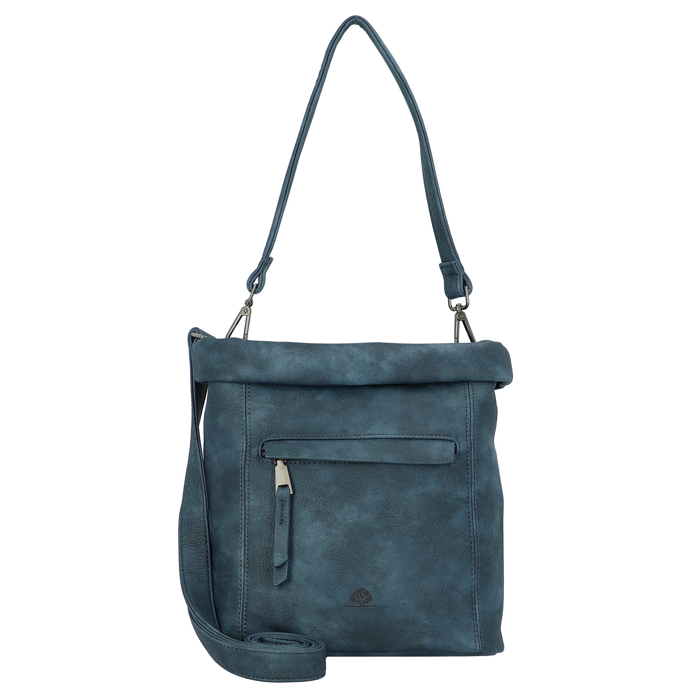 Borsa a spalla di GREENBURRY in blu: frontale