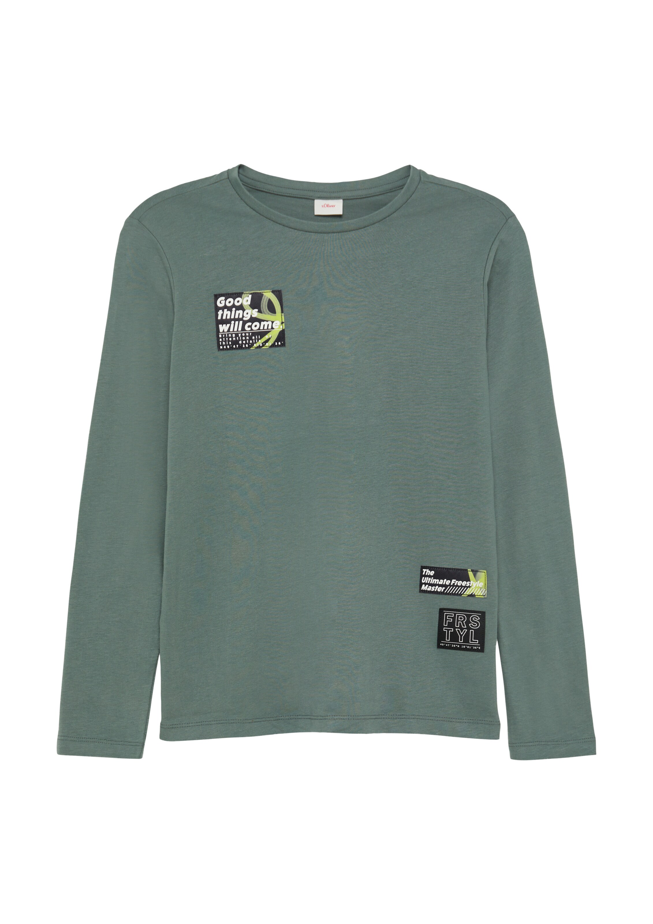 s.Oliver Shirt in Grau: Vorderseite