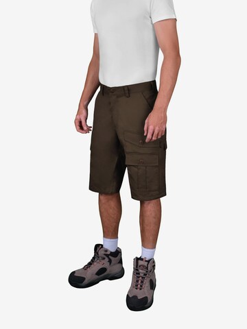 normani Regular Outdoor Pants 'Ahvaz' in Brown
