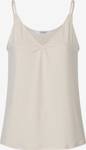 Chemise de nuit 'Ciara' Myjama en beige : devant