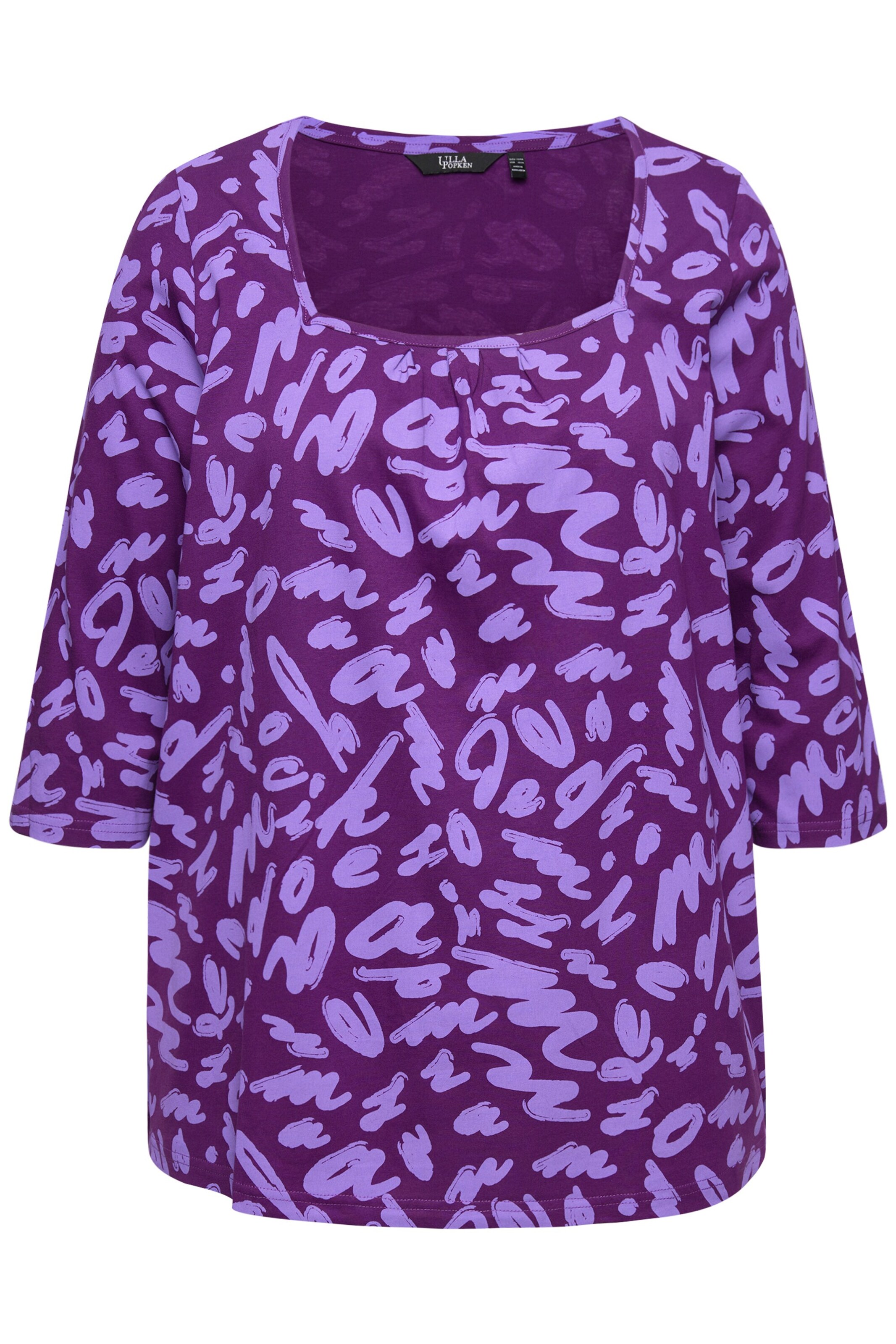 Ulla Popken Shirt in Lila: Vorderseite