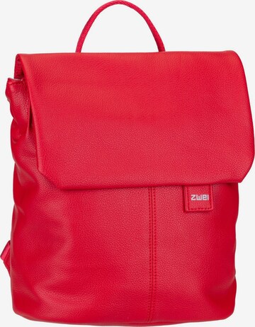 ZWEI Backpack ' Mademoiselle MR8 ' in Red: front
