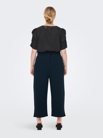 ONLY Carmakoma Loose fit Pleat-Front Pants 'Betty' in Blue
