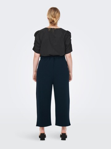 ONLY Carmakoma Loose fit Pleat-front trousers 'Betty' in Blue