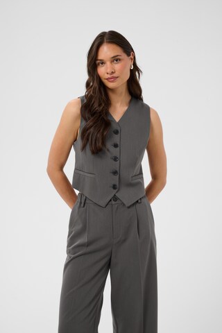 Gilet 'Sakura' Kaffe en gris : devant