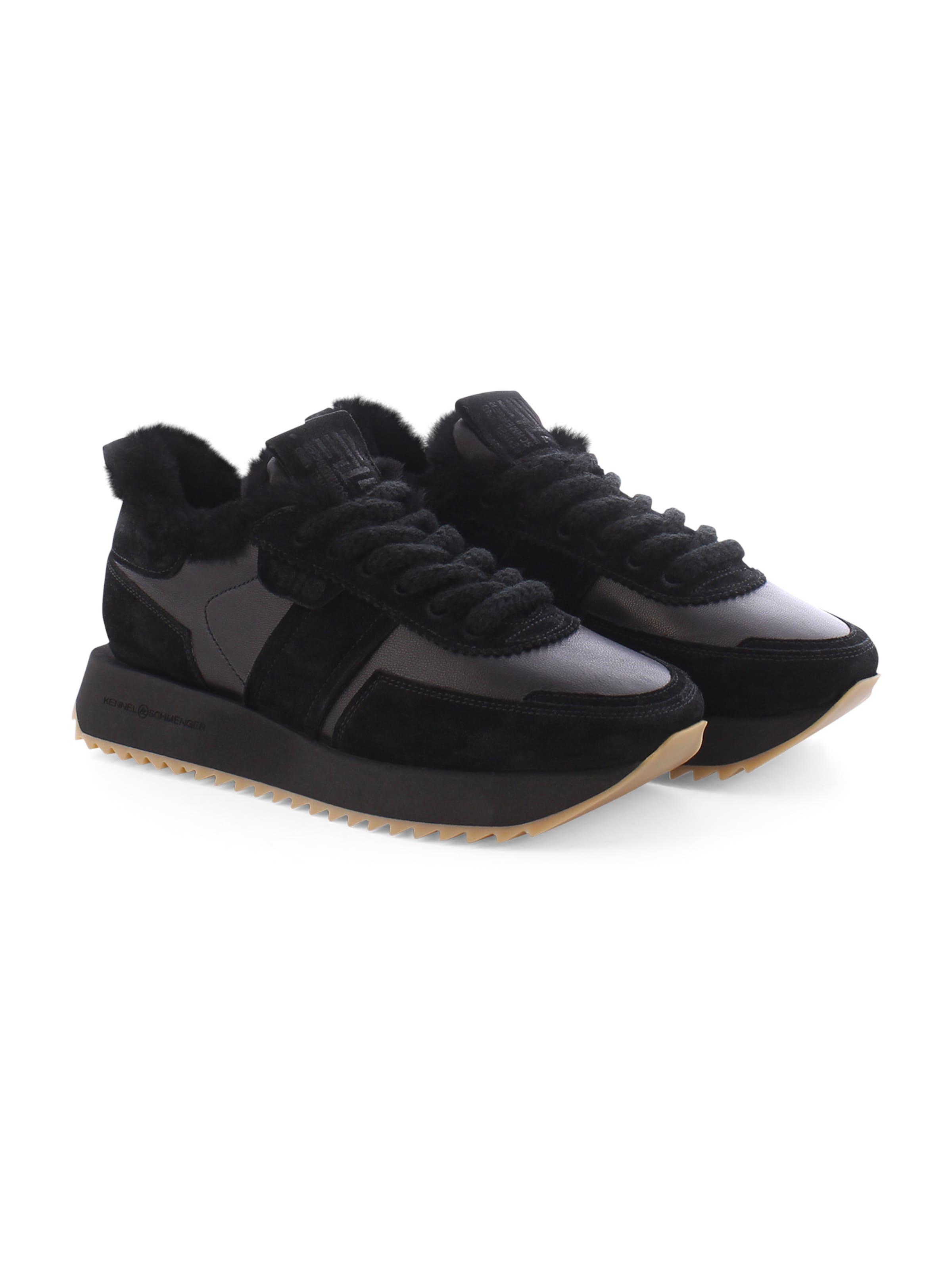 Kennel & Schmenger Platform trainers 'Flash' in Black: front