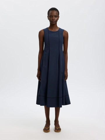Robe SELECTED en bleu : devant