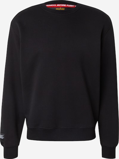 Megztinis be užsegimo iš ALPHA INDUSTRIES, spalva – juoda / balta, Prekių apžvalga