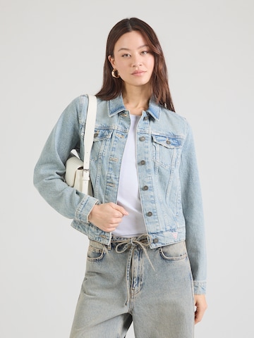 GUESS JEANS - Chaqueta de entretiempo en azul: frente