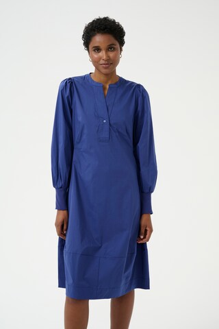 Robe-chemise 'Antoinett' CULTURE en bleu : devant