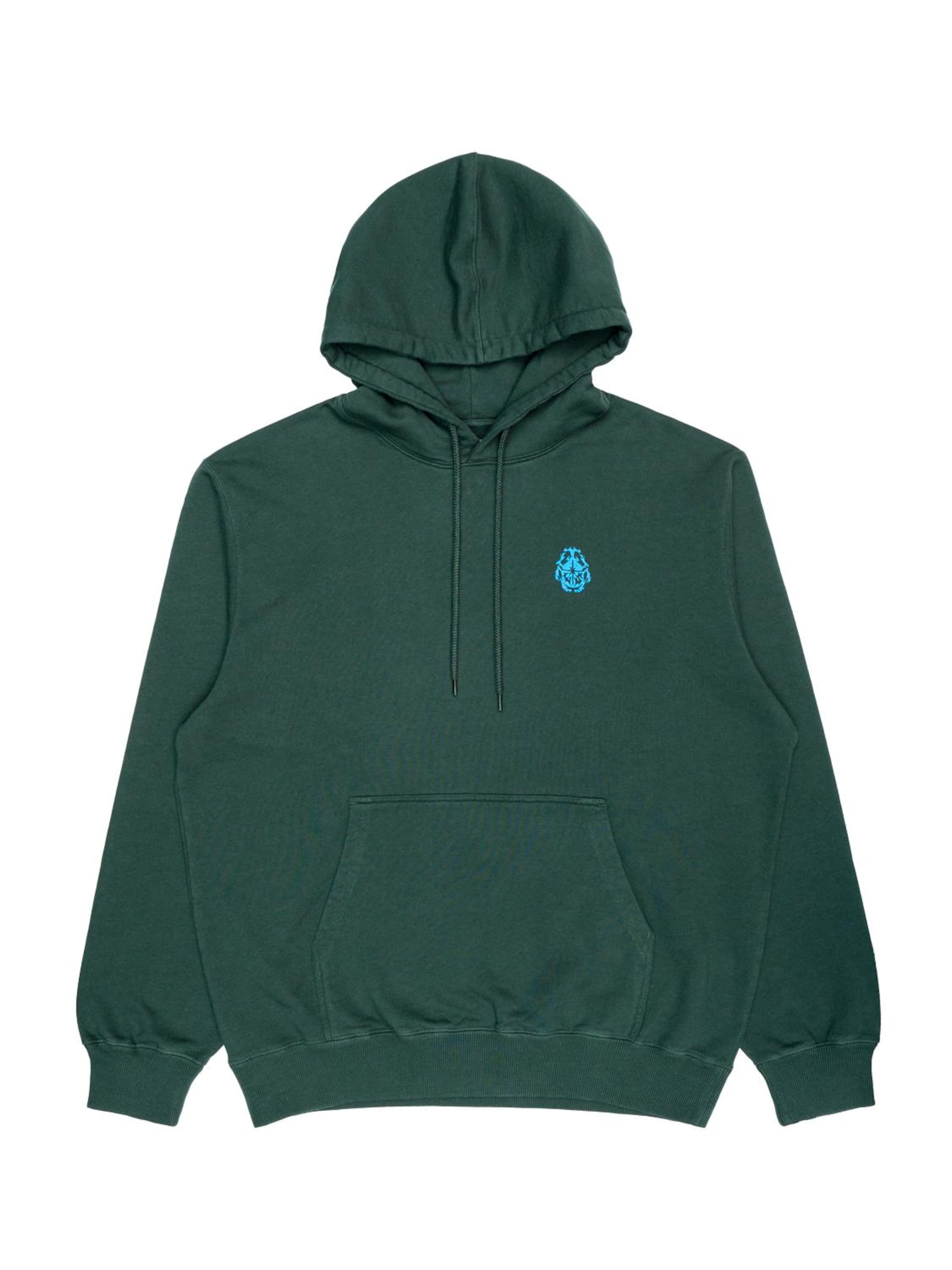 EDWIN Sweatshirt in Groen: voorkant
