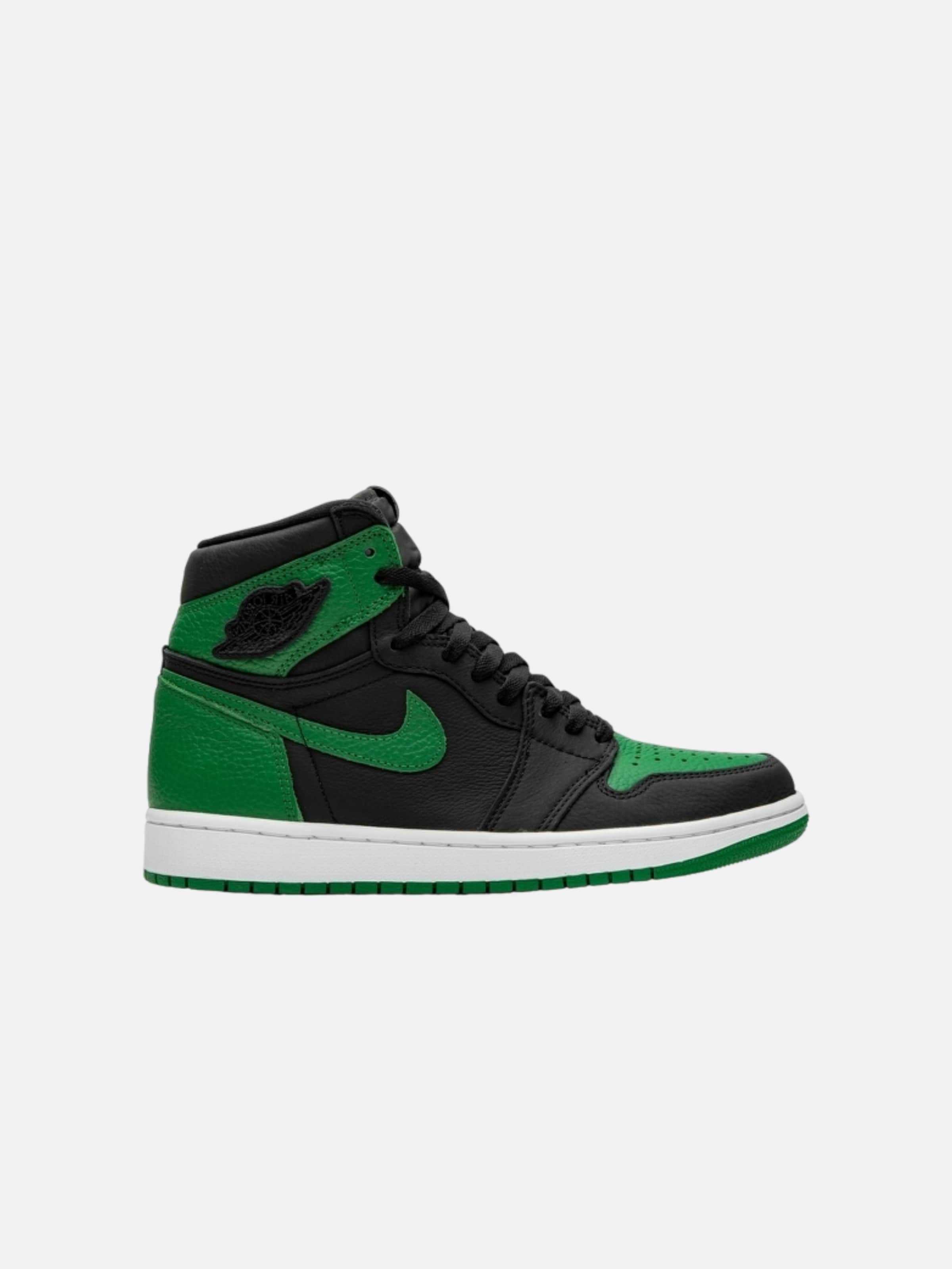 Sneaker alta 'Air 1 Retro High OG Pine' di Jordan in verde: frontale