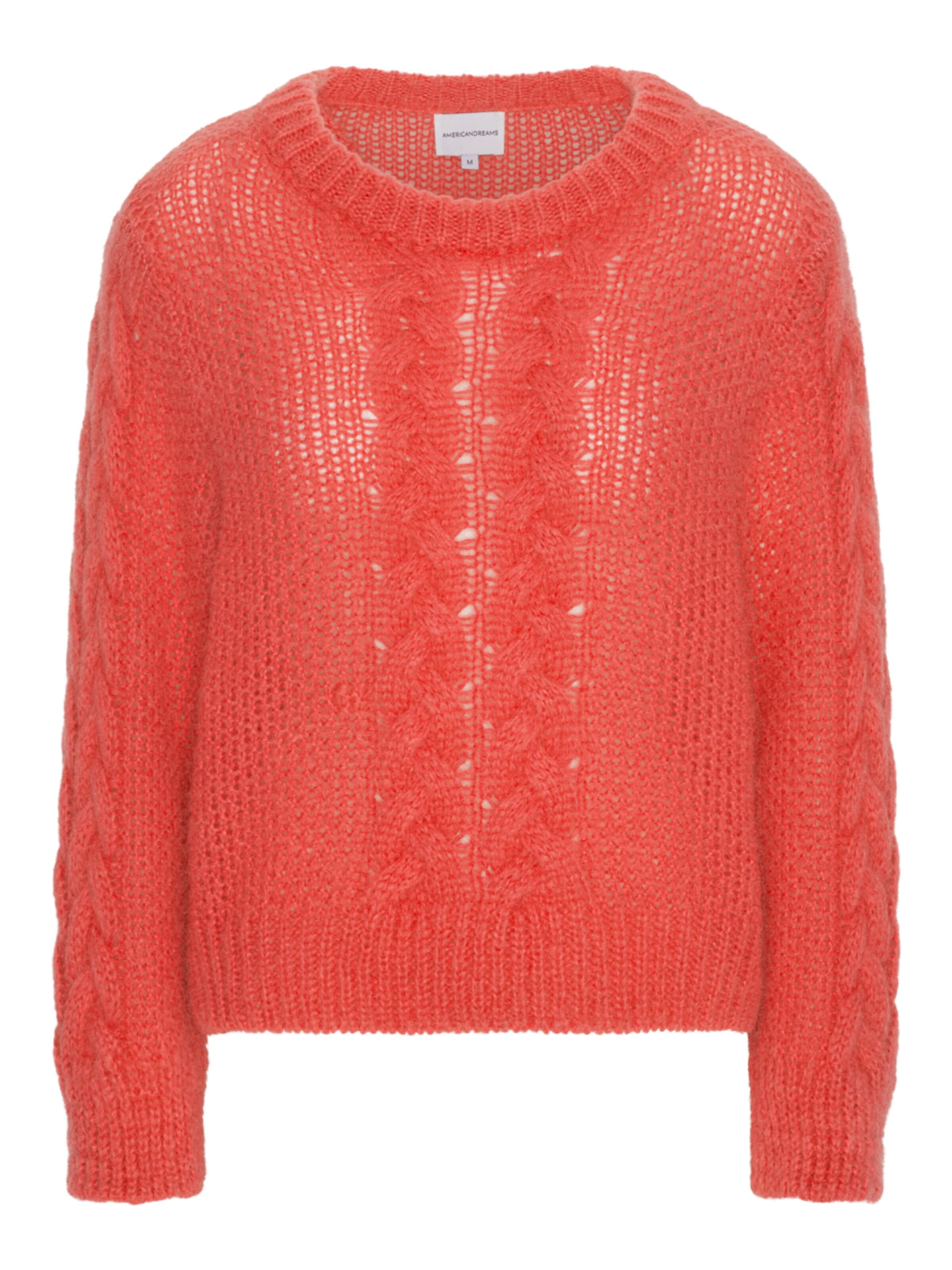 americandreams Pullover 'Louisa' i orange: forside