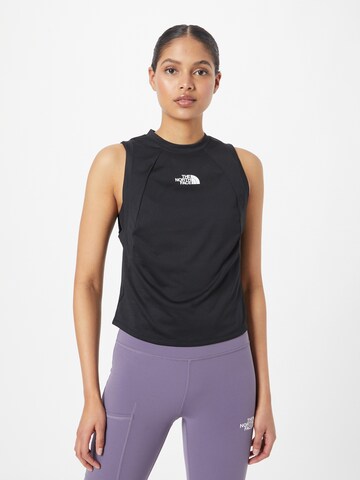 THE NORTH FACE Sports top in Black: front
