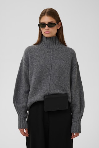 SOAKED IN LUXURY - Pullover 'Moline' em cinzento: frente