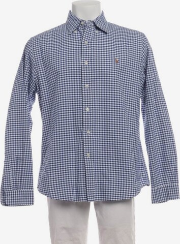 Polo Ralph Lauren Freizeithemd / Shirt / Polohemd langarm L in Blau: predná strana