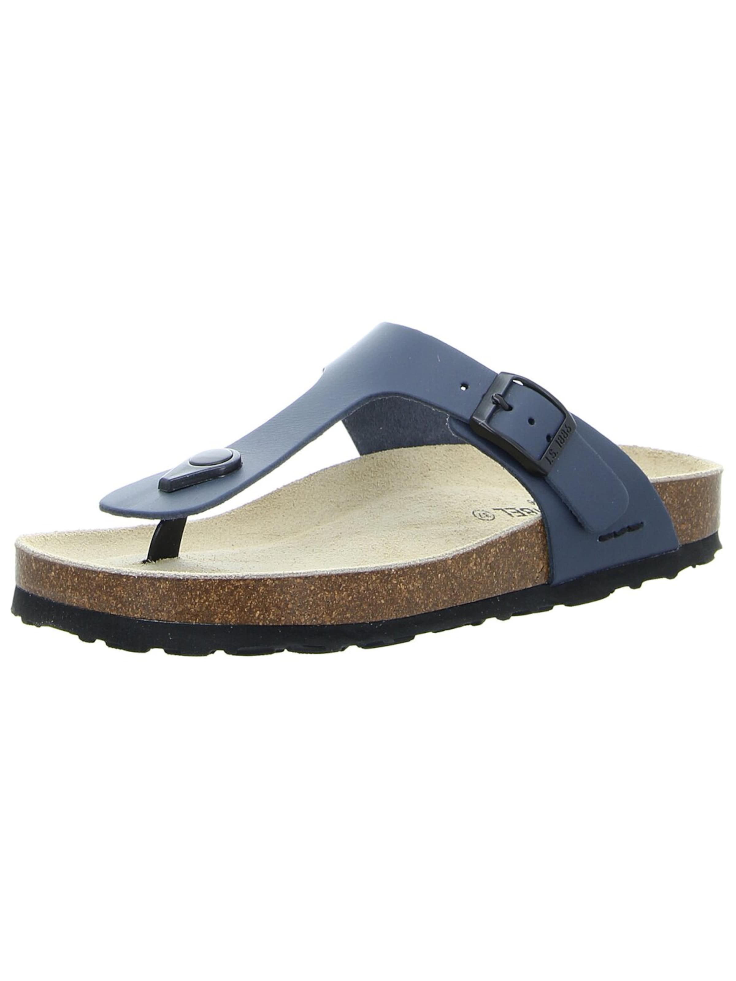 JOSEF SEIBEL Mules 'Damen Zehentrenner 64302354/530 Echt Leder in blau' in 40 in Blue, Item view