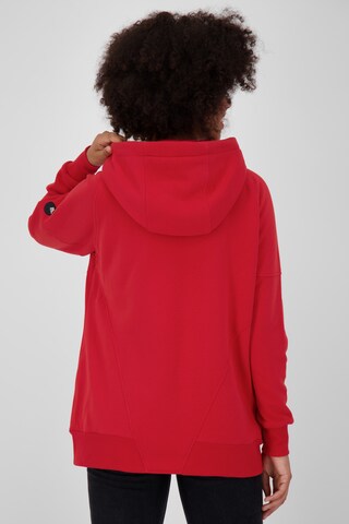 Alife and Kickin Zip-Up Hoodie 'MariaAK' in Red