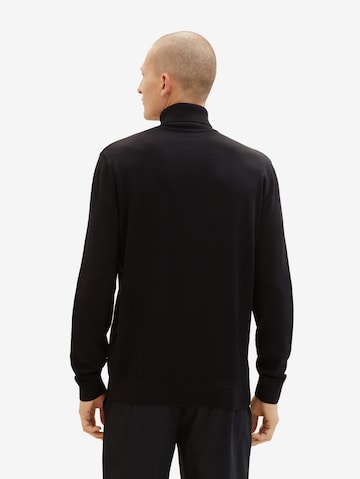 TOM TAILOR Sweater in Black