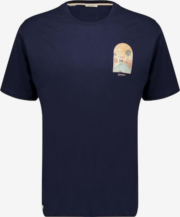 T-Shirt 'MARRAKECH' Deeluxe en bleu : devant