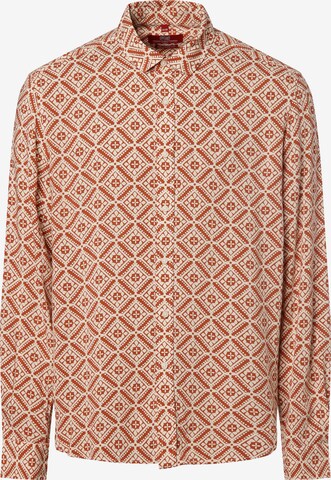 Finshley & Harding London Comfort Fit Hemd in Orange: predná strana