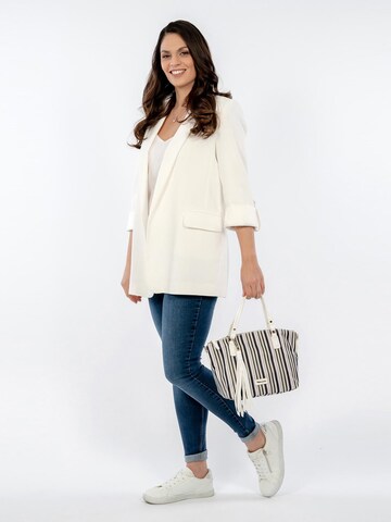 TAMARIS Shopper 'Lea' in Wit: voorkant