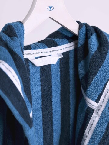 TOM TAILOR Long Bathrobe in Blue
