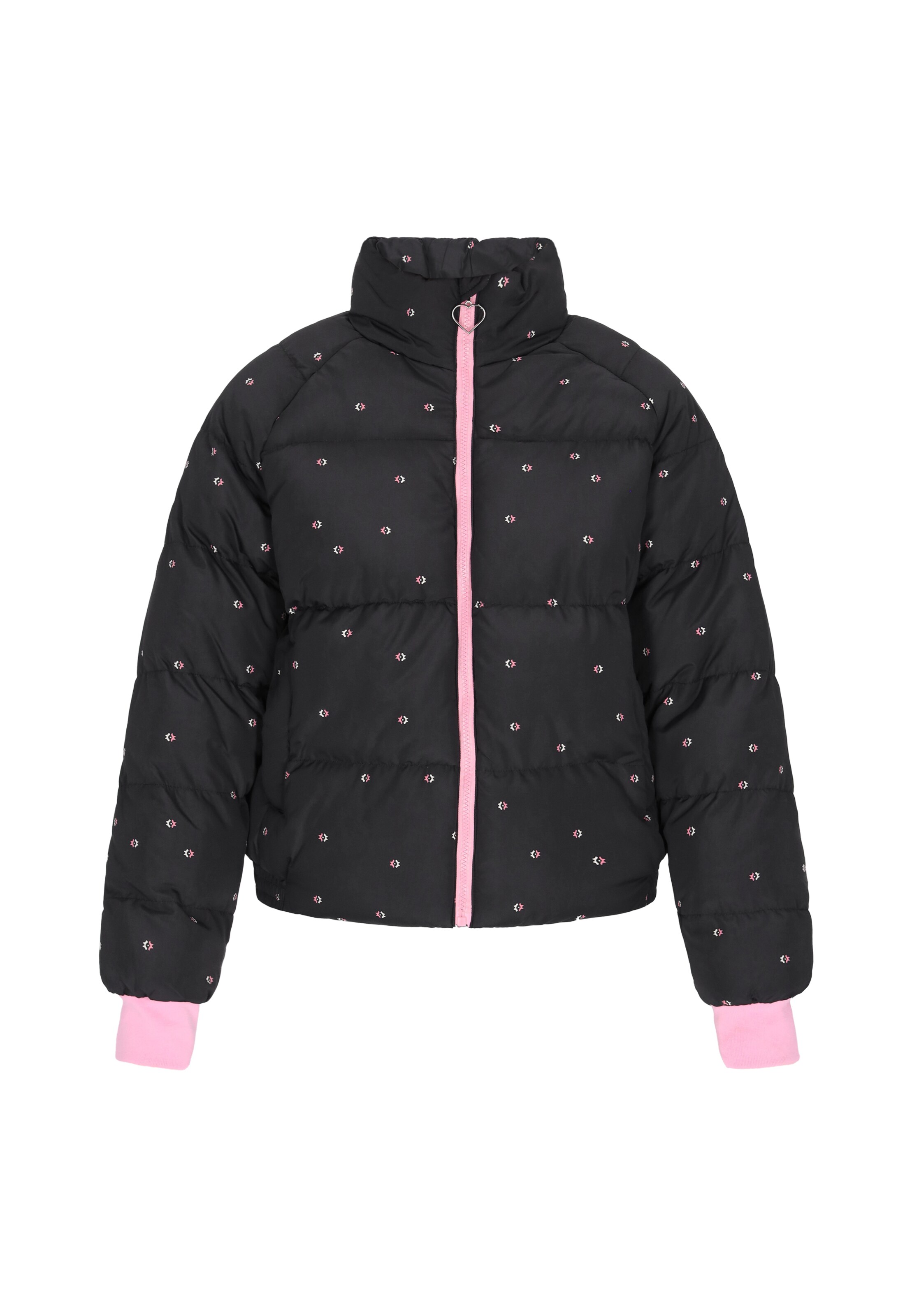 MYMO Zimná bunda - Čierna: predná strana