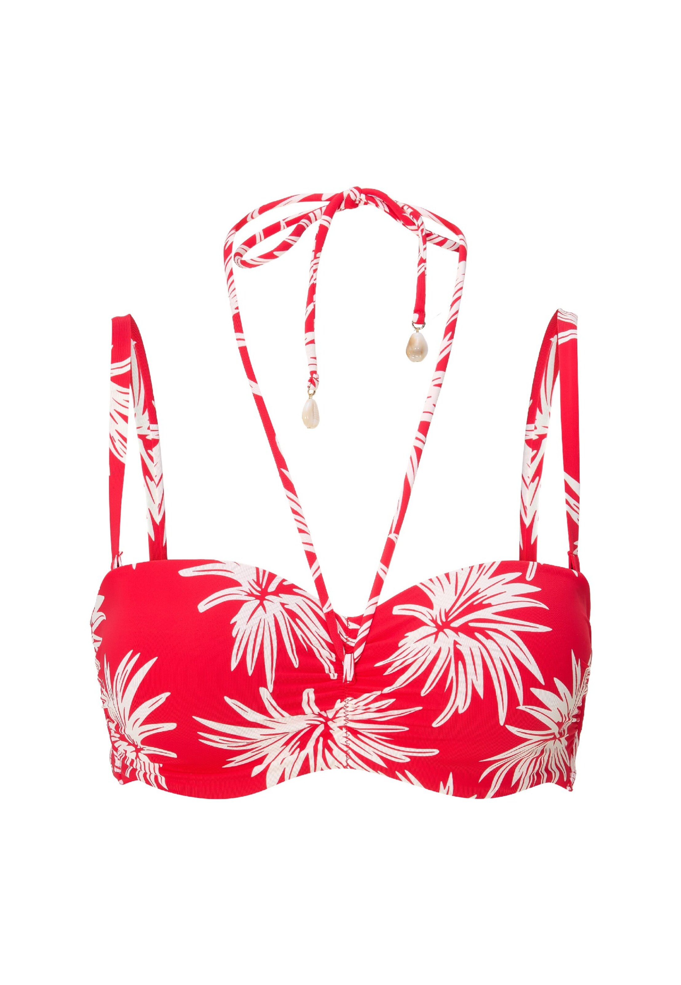 LingaDore - Balconet Top de bikini en rojo: frente