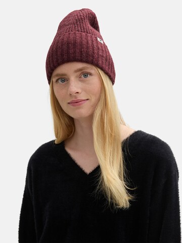TOM TAILOR DENIM Beanie in Red