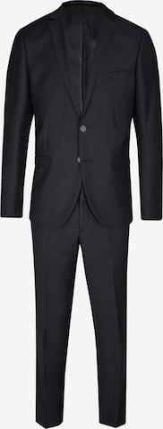 Steffen Klein Slim fit Suit in Black: front