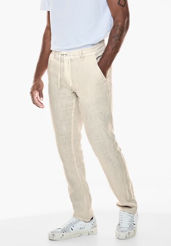 Street One MEN Regular Chino Pants in Beige