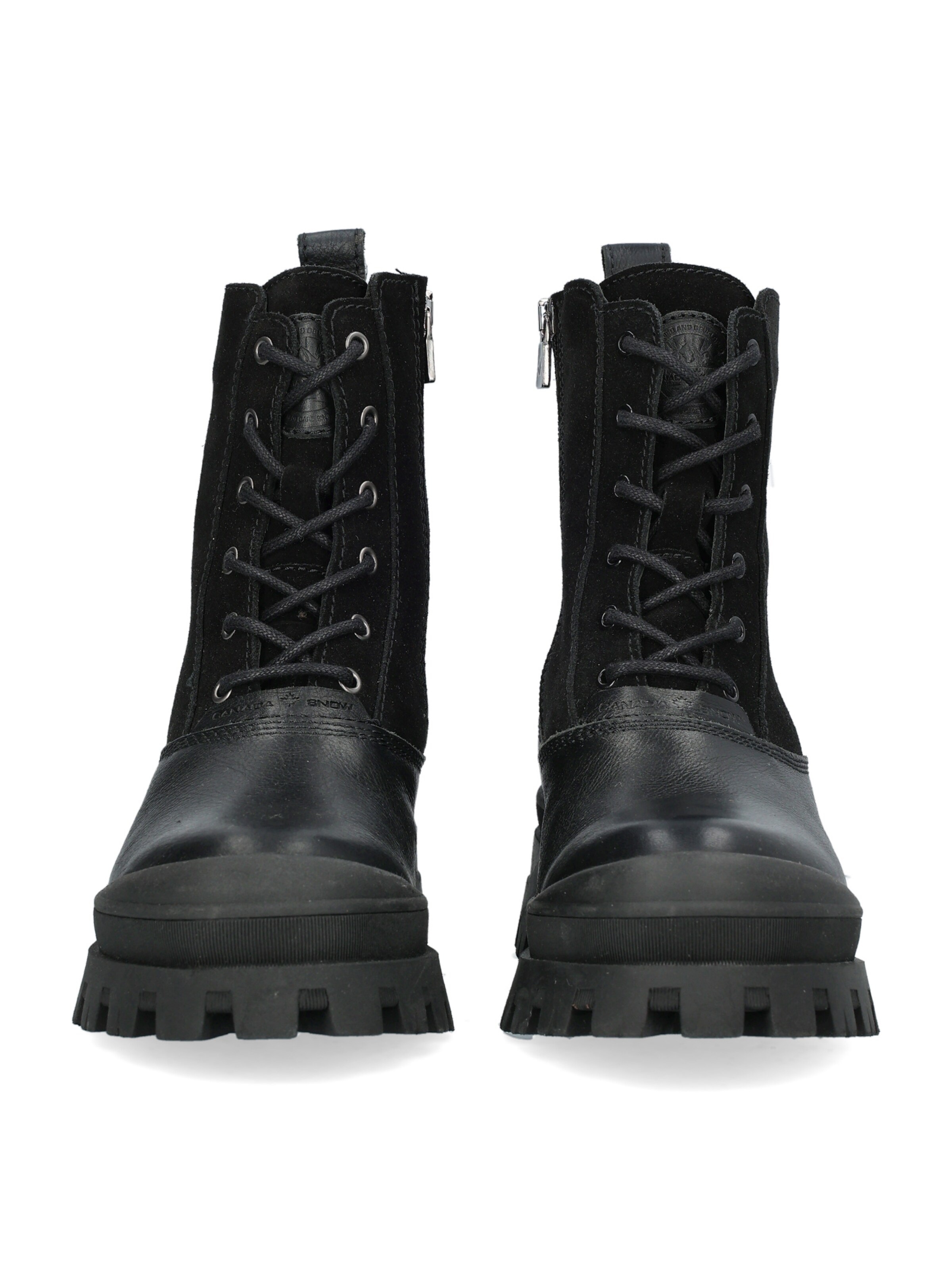 CANADA SNOW Schnürstiefel 'MOUNT NESSA' in Schwarz