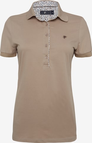 DENIM CULTURE Shirt 'Sappho' in Beige: predná strana