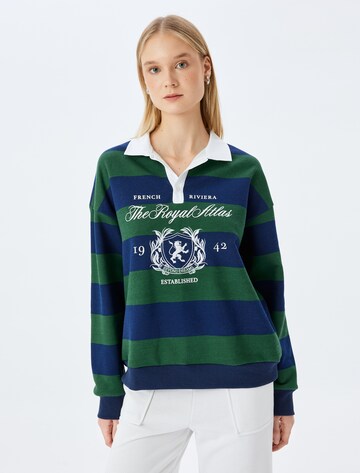Koton Sweatshirt in Blue: front