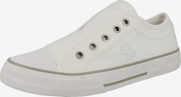 s.Oliver Slip-Ons in White: front