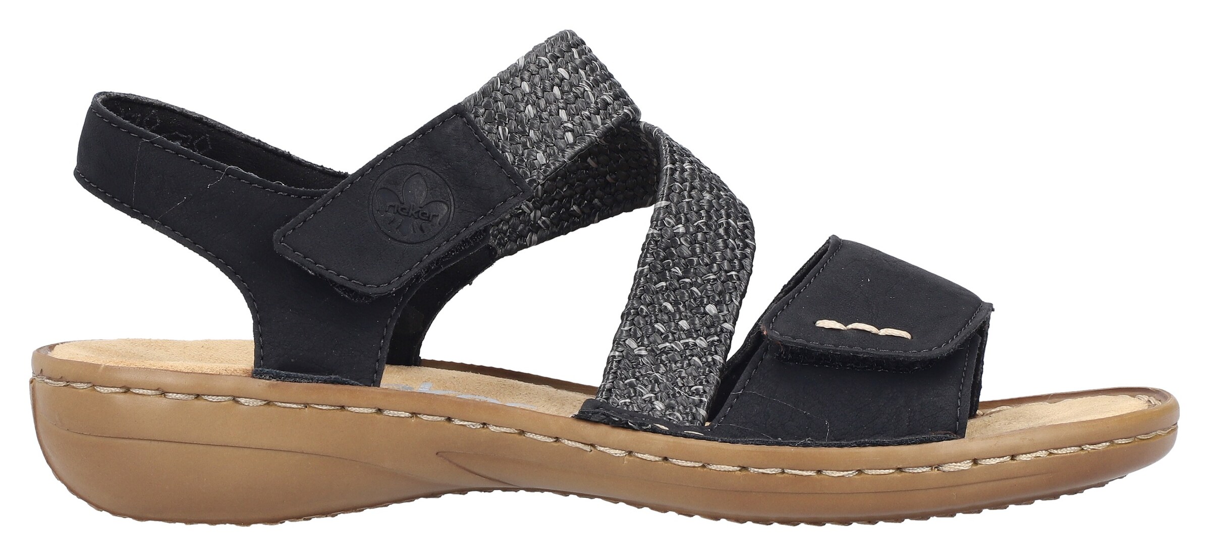 Rieker Sandaal in Zwart