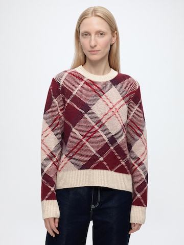 Pull-over 'Stevie' Barbour en rouge : devant