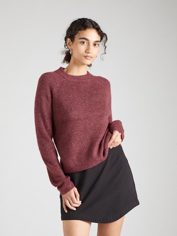 Pull-over 'Ellen' PIECES en rouge : devant