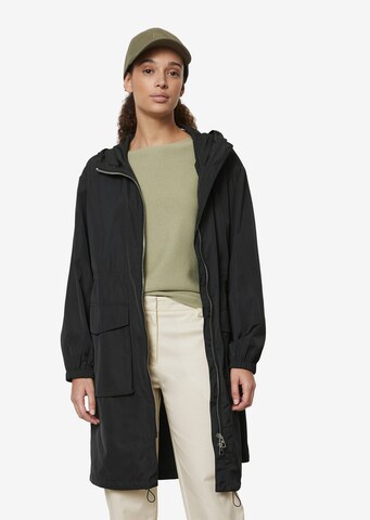 Marc O'Polo Between-Seasons Coat in Black: front