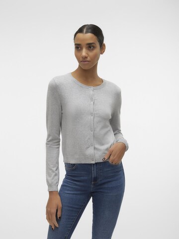 VERO MODA Knit Cardigan in Grey