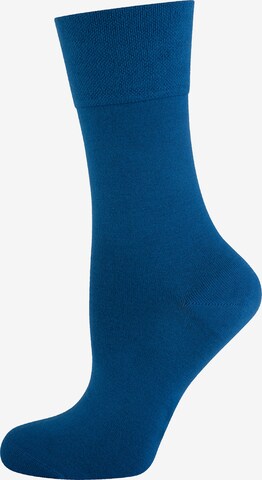 ELBEO Socks ' 3er-Pack Sensitive Bamboo ' in Blue