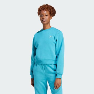 ADIDAS BY STELLA MCCARTNEY Sportsweatshirt in Blau: predná strana