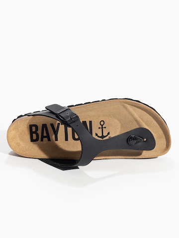 Bayton - Sandalias de dedo 'Mercure' en negro