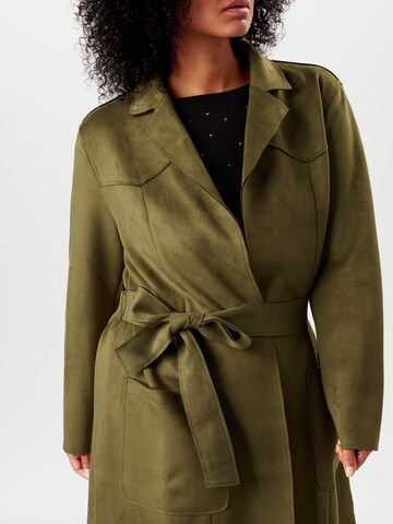 Tom Tailor Women + Between-Seasons Coat in Green