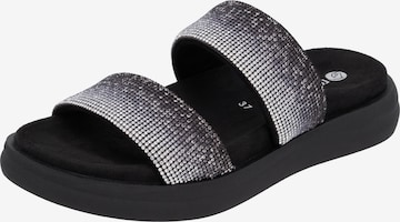 REMONTE Pantolette in Schwarz: Vorderseite