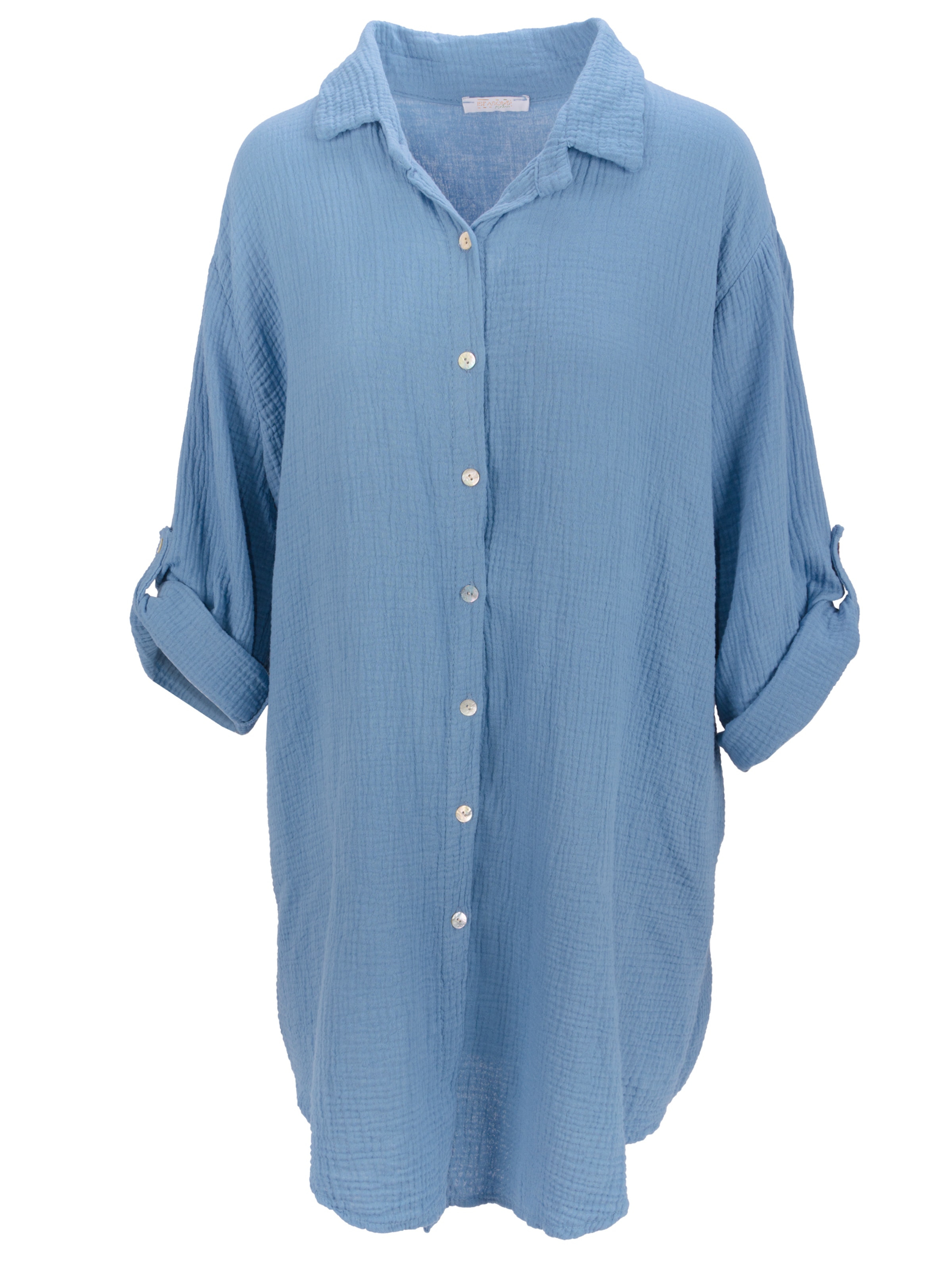 Seasons of April Bluse 'Jessy' in Blau: Vorderseite