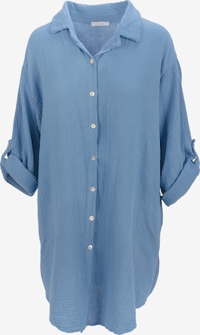 Seasons of April Bluse 'Jessy' in Blau: Vorderseite