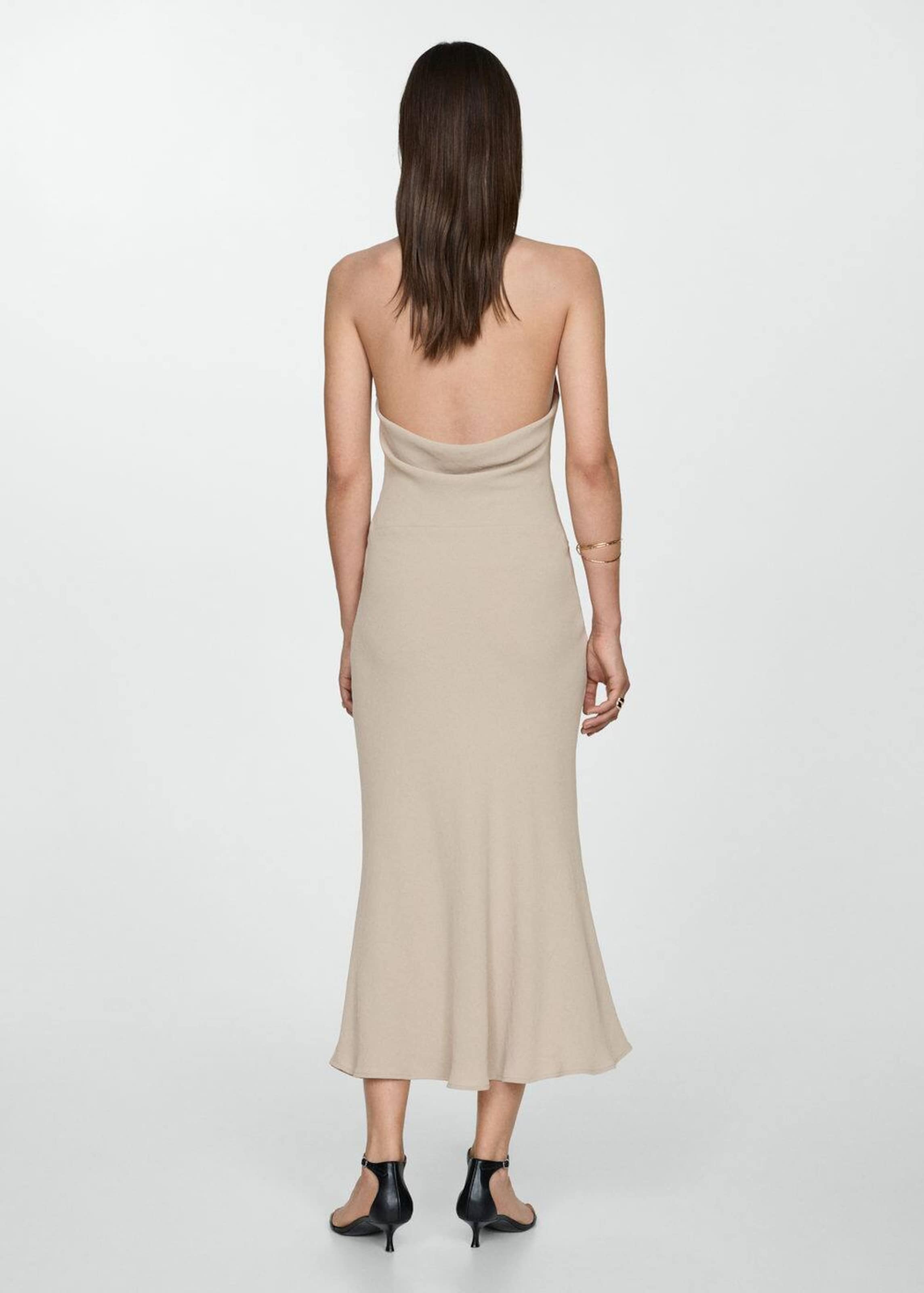 Robe Azores MANGO en Beige ABOUT YOU